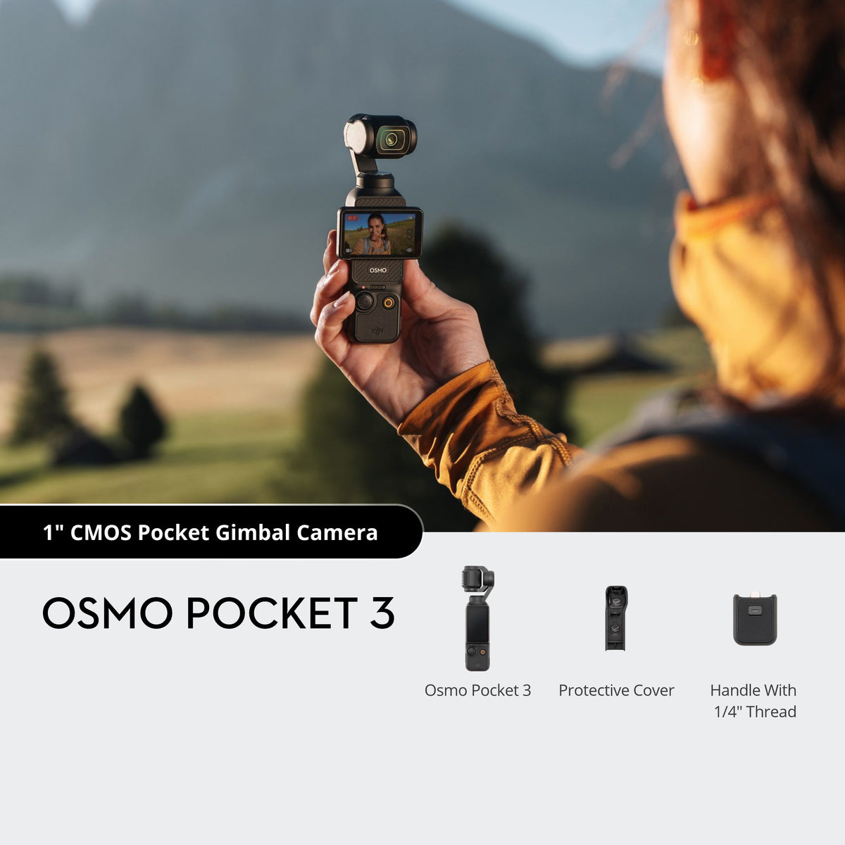 Cámara con estabilizador Osmo Pocket 3 DJI