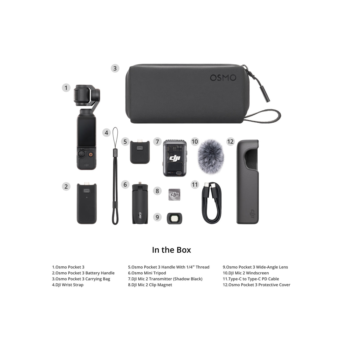 Cámara con estabilizador Osmo Pocket 3 DJI