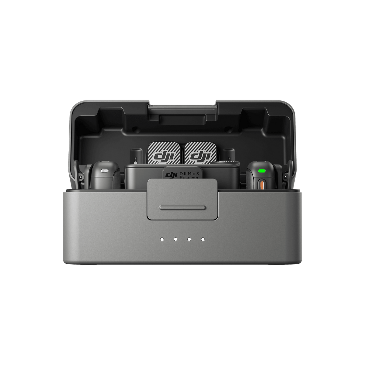 Micrófono inalámbrico Mic 3 (2 TX + 1 RX + Estuche de carga) DJI