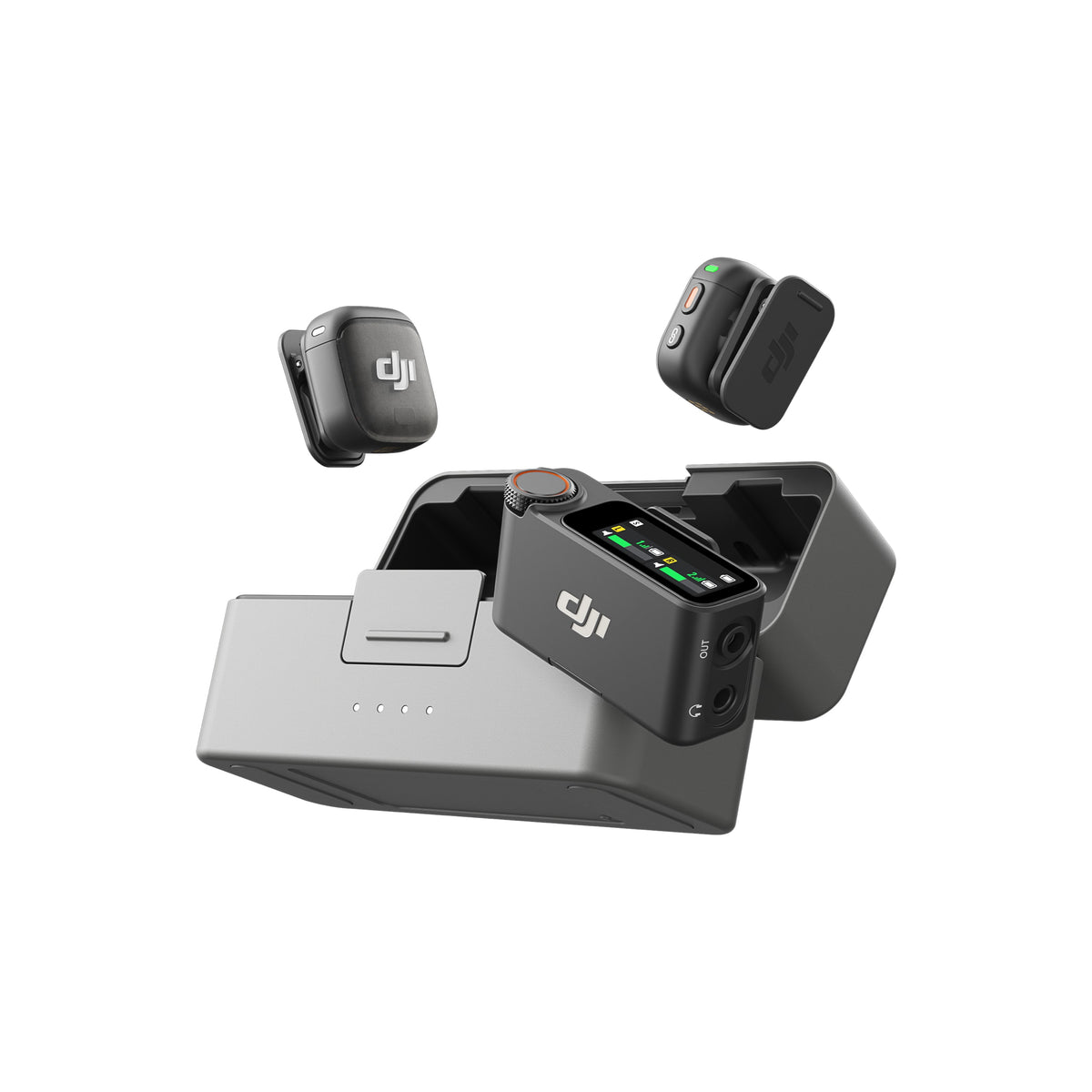 Micrófono inalámbrico Mic 3 (2 TX + 1 RX + Estuche de carga) DJI