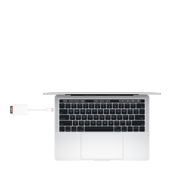Adaptador de USB-C a lector de tarjetas SD Apple