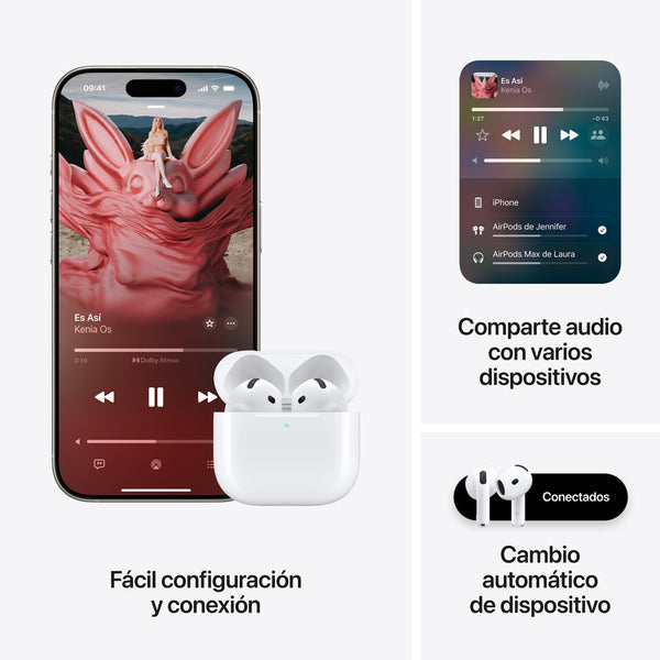 AirPods 4 con cancelación de ruido