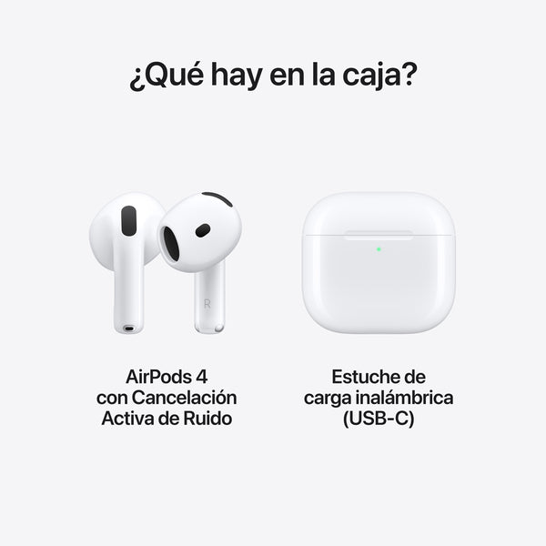 AirPods 4 con cancelación de ruido