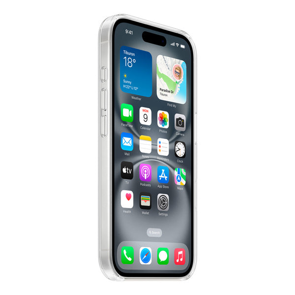 Case transparente con MagSafe para iPhone 16