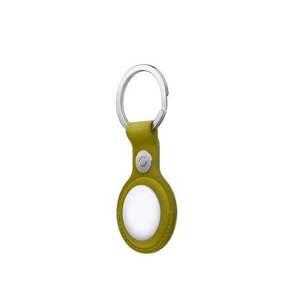 Llavero de trenzado fino para AirTag chartreuse