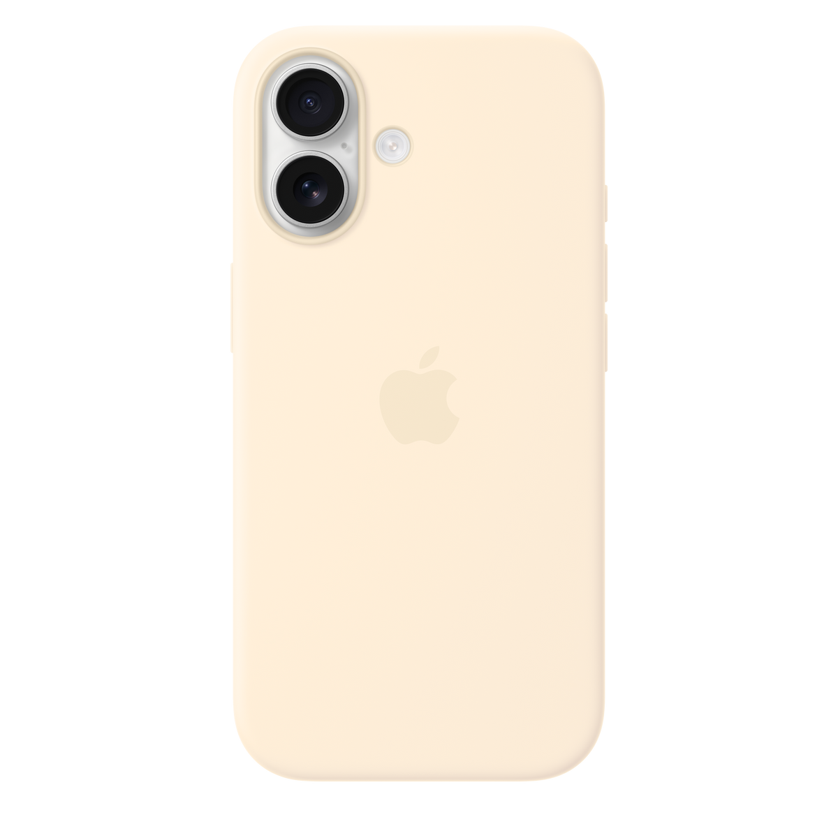 Case de silicona con MagSafe para iPhone 17 vainilla