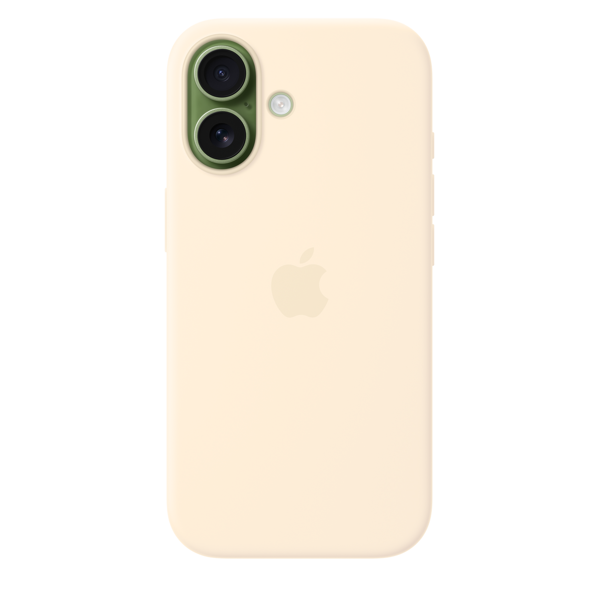 Case de silicona con MagSafe para iPhone 17 vainilla