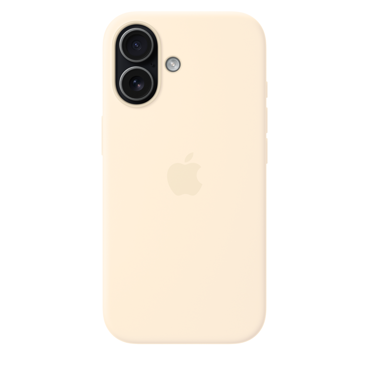Case de silicona con MagSafe para iPhone 17 vainilla