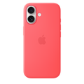 Case de silicona con MagSafe para iPhone 17 bright guava
