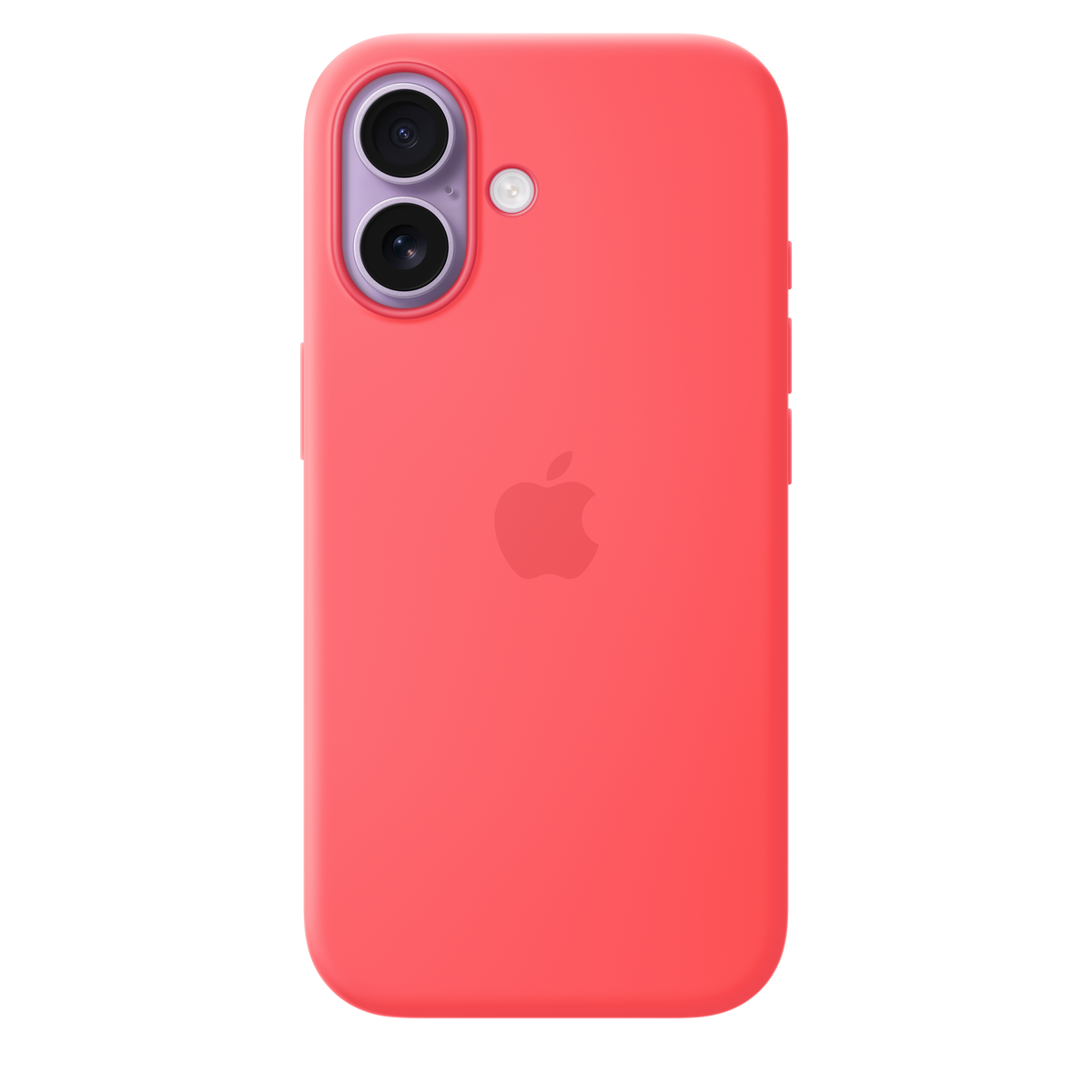 Case de silicona con MagSafe para iPhone 17 bright guava