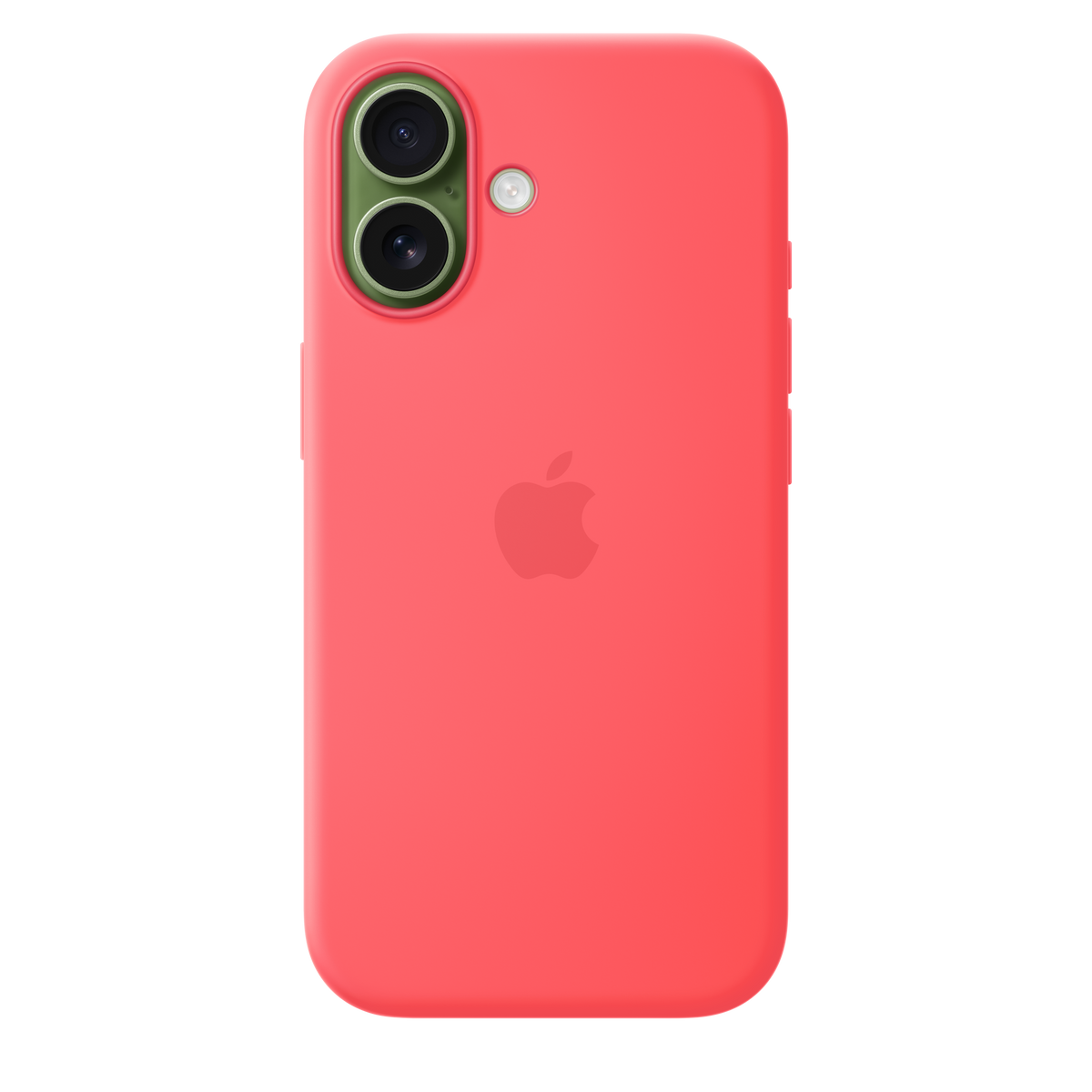 Case de silicona con MagSafe para iPhone 17 bright guava