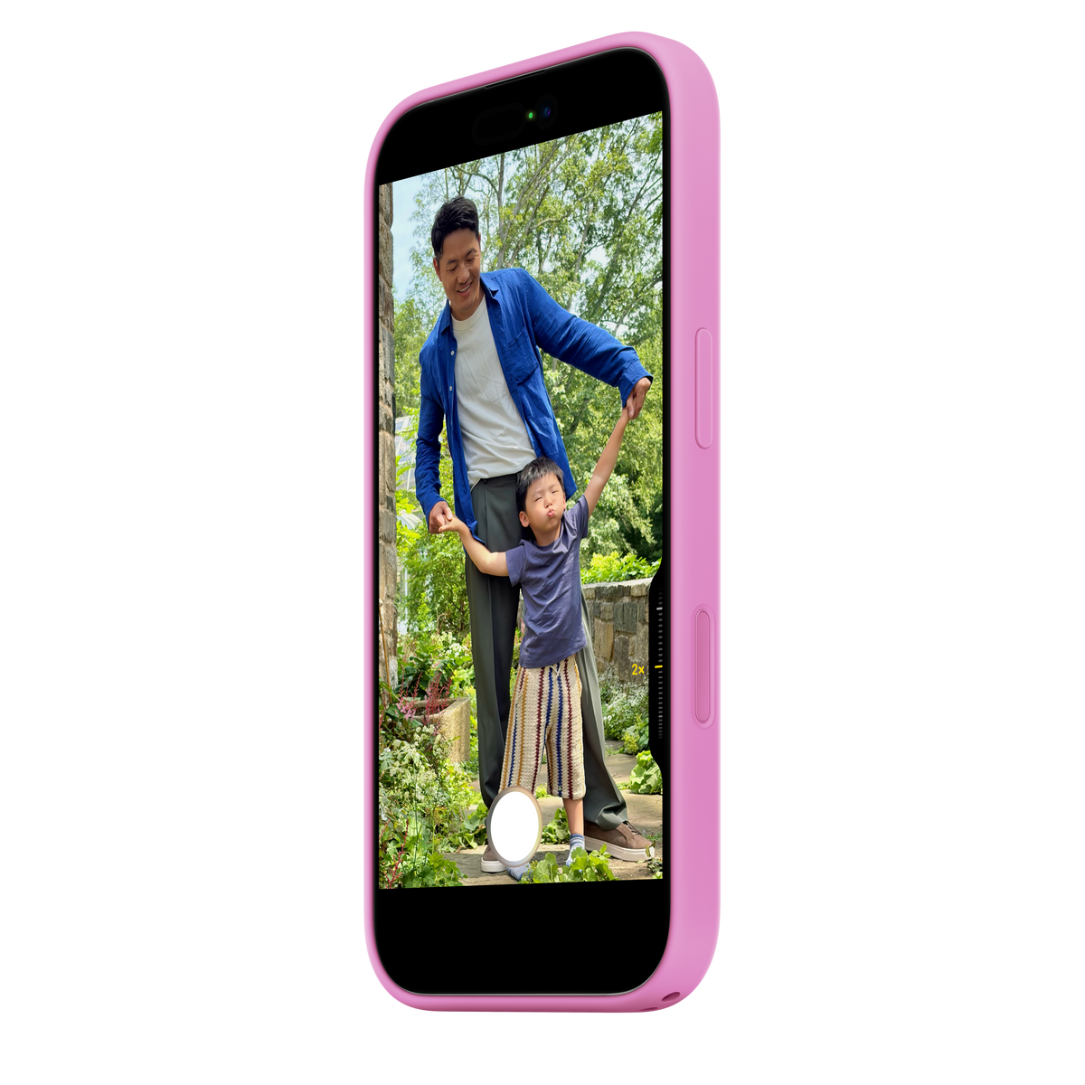 Case de silicona con MagSafe para iPhone 17 lavanda