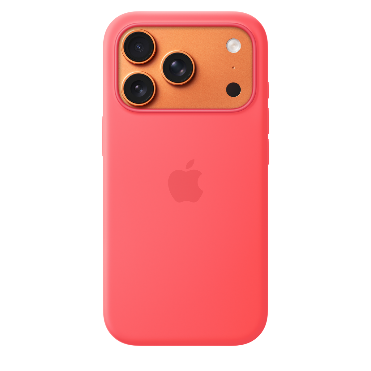 Case de silicona con MagSafe para iPhone 17 Pro bright guava