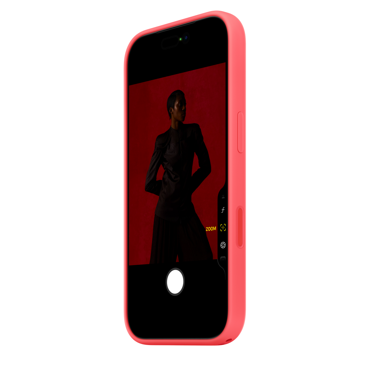 Case de silicona con MagSafe para iPhone 17 Pro bright guava
