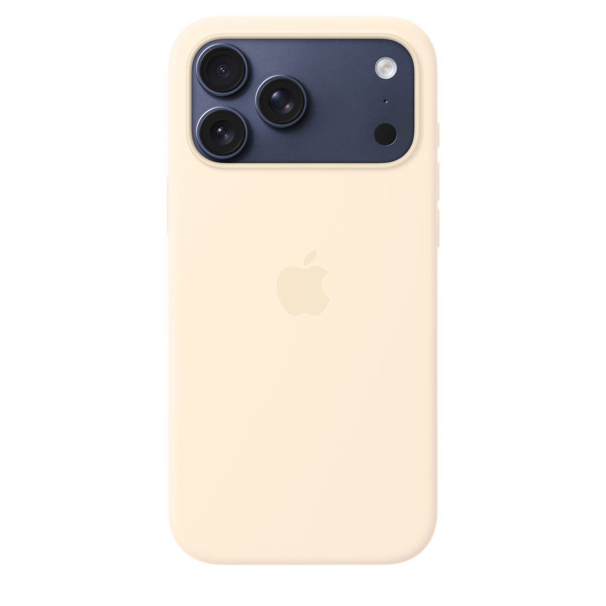Case de silicona con MagSafe para iPhone 17 Pro Max vainilla