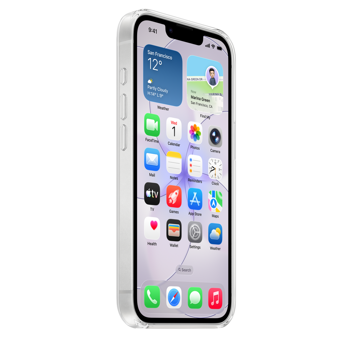 Case transparente con MagSafe para iPhone 17e