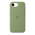 Case de silicona con MagSafe para iPhone 17e light moss