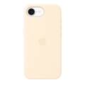 Case de silicona con MagSafe para iPhone 17e vainilla