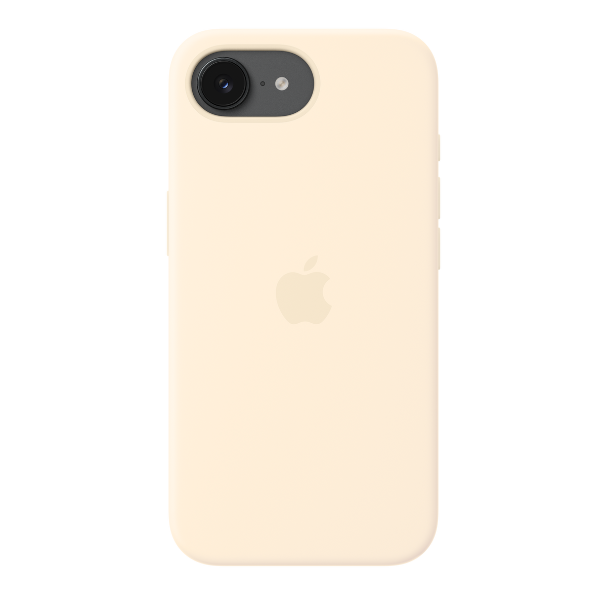 Case de silicona con MagSafe para iPhone 17e vainilla