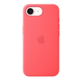 Case de silicona con MagSafe para iPhone 17e bright guava