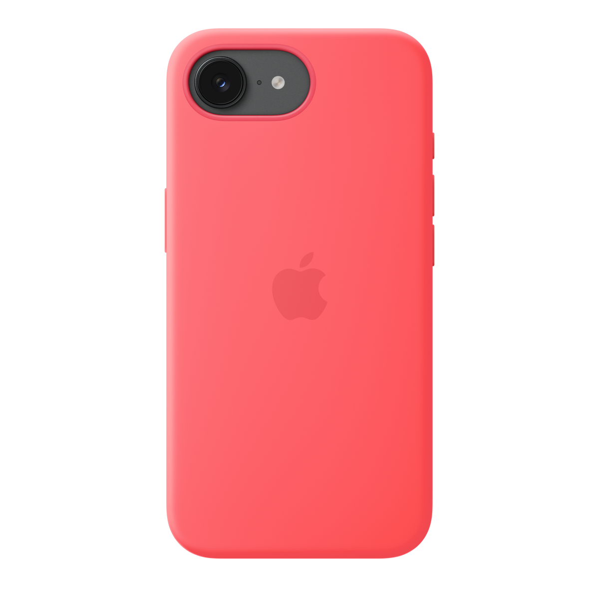 Case de silicona con MagSafe para iPhone 17e bright guava