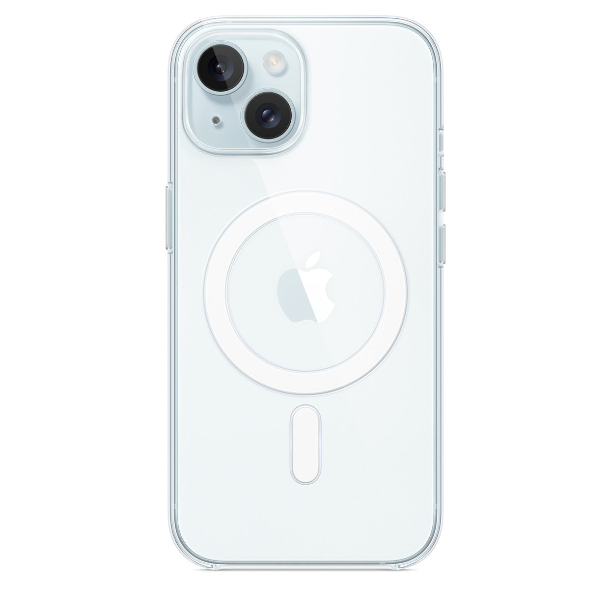 Case transparente con MagSafe para iPhone 15