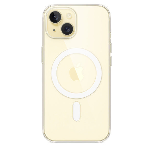 Case transparente con MagSafe para iPhone 15