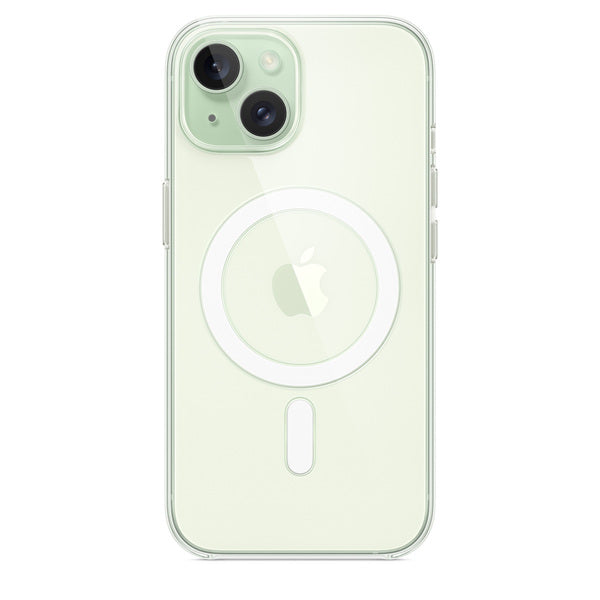 Case transparente con MagSafe para iPhone 15