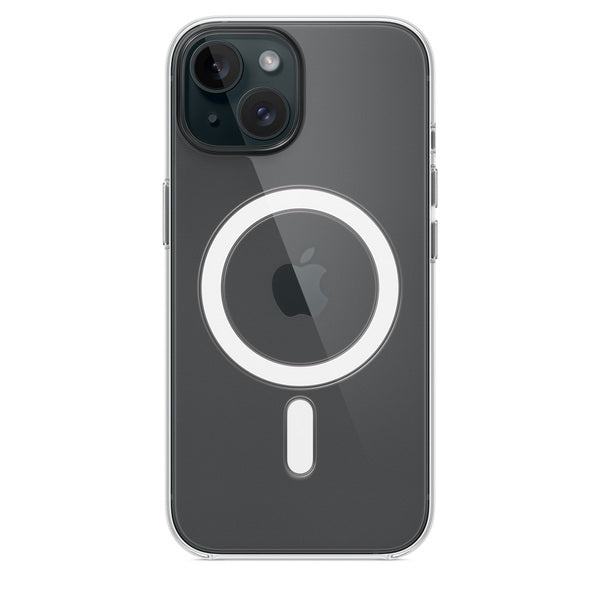 Case transparente con MagSafe para iPhone 15