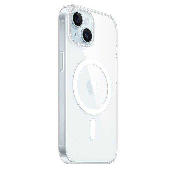 Case transparente con MagSafe para iPhone 15