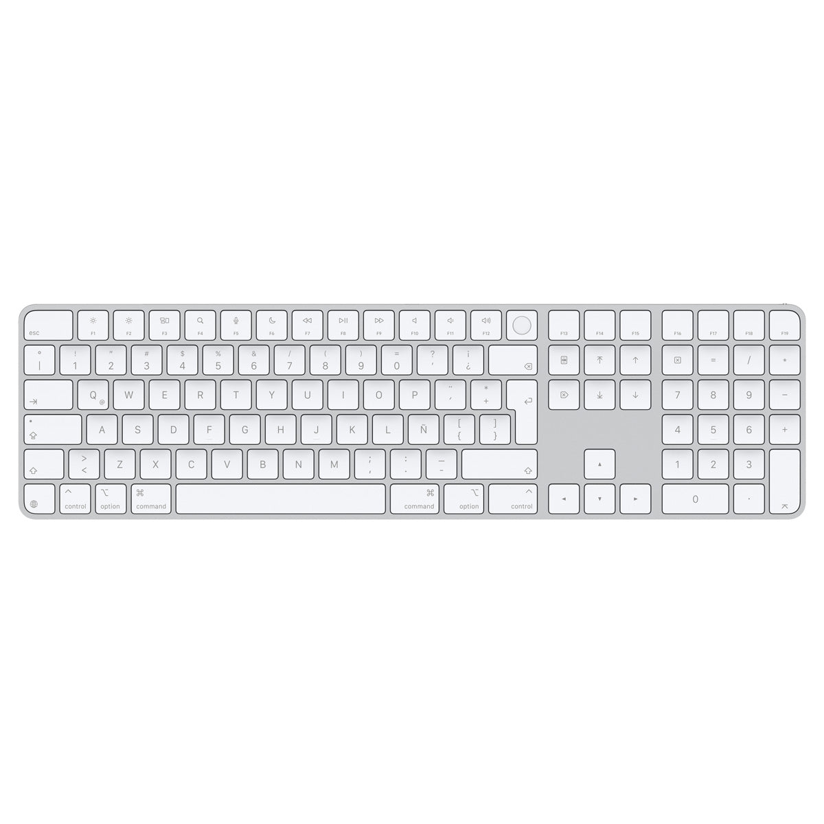 Magic Keyboard con Keypad numerico y Touch ID para modelos con procesador M Apple Latinoamericano