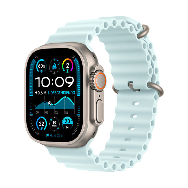 Banda Apple Watch 49 mm Ice Ocean Band Titanium Finish