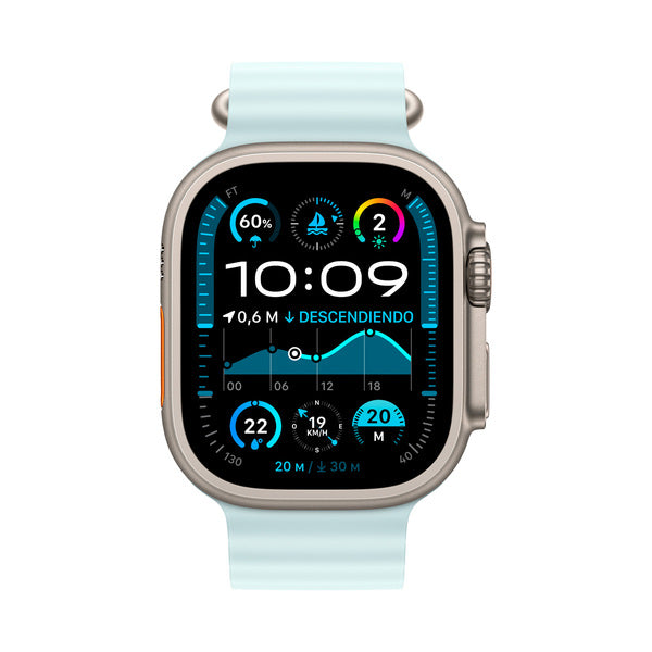 Banda Apple Watch 49 mm Ice Ocean Band Titanium Finish