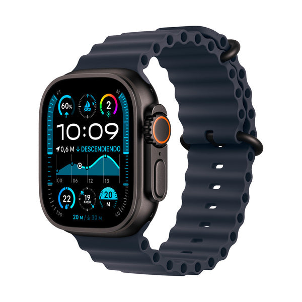 Banda Apple Watch 49 mm Navy Ocean Band Titanium Finish