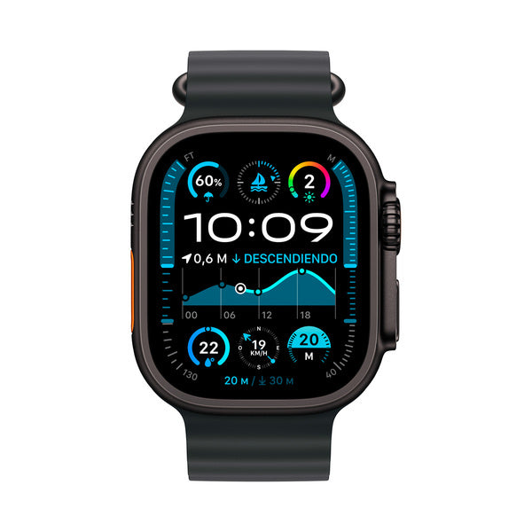 Banda Apple Watch 49 mm Ocean Band Titanium Finish
