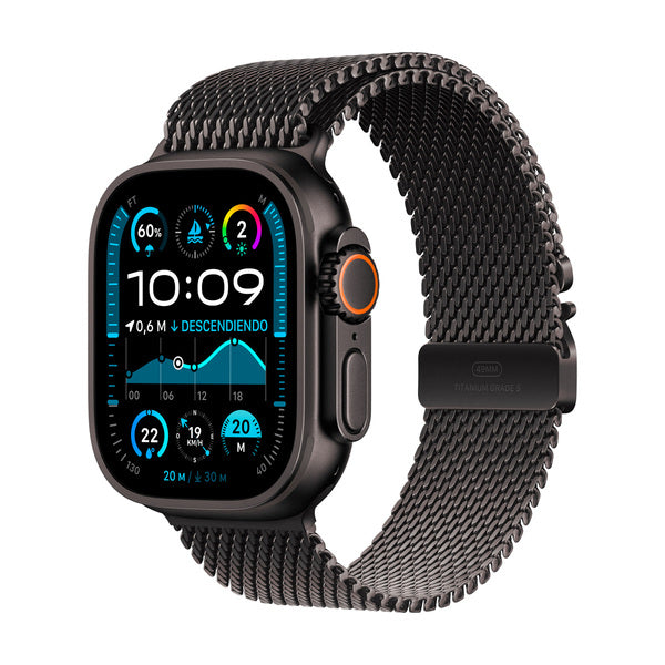 Banda Apple Watch 49 mm Titanium Milanese Loop