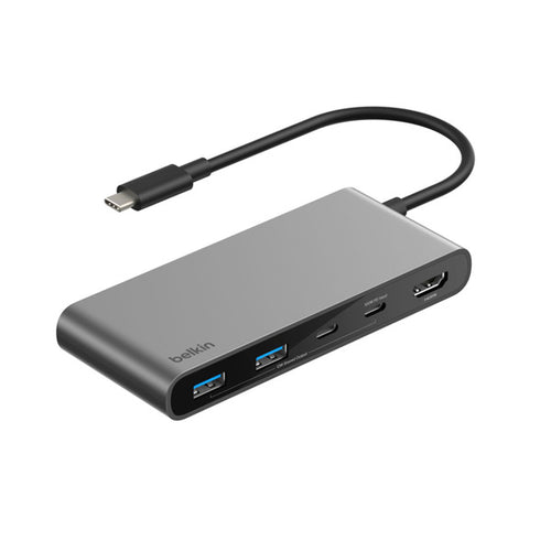 Hub USB-C a HDMI, USB-A x 2, USB-C, lector tarjetas Belkin