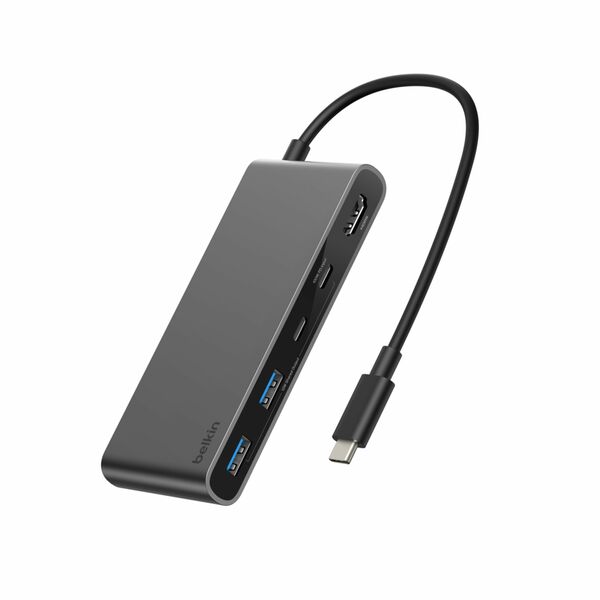 Hub USB-C a HDMI, USB-A x 2, USB-C, lector tarjetas Belkin