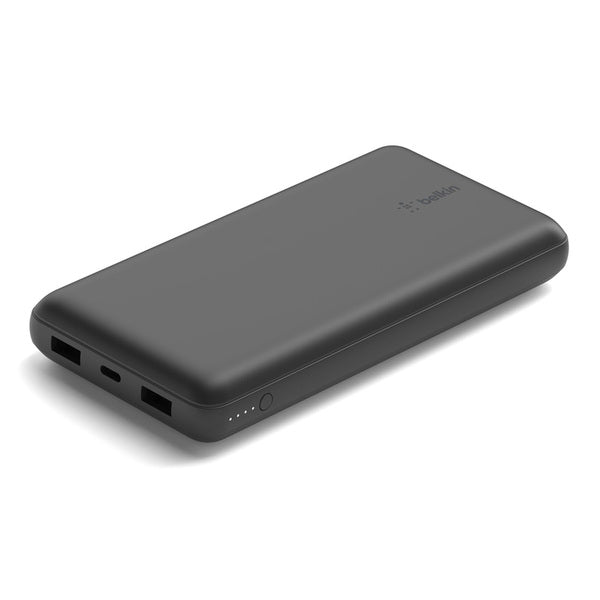 Batería 20.000 mAh 2xUSB-A 1xUSB-C 15W Belkin negra