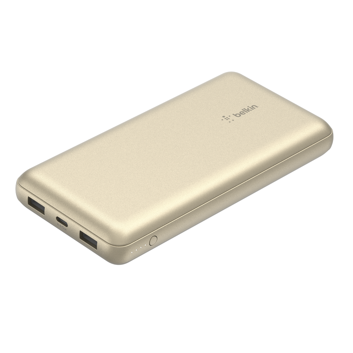 Batería 20.000 mAh 2xUSB-A 1xUSB-C 15W Belkin oro