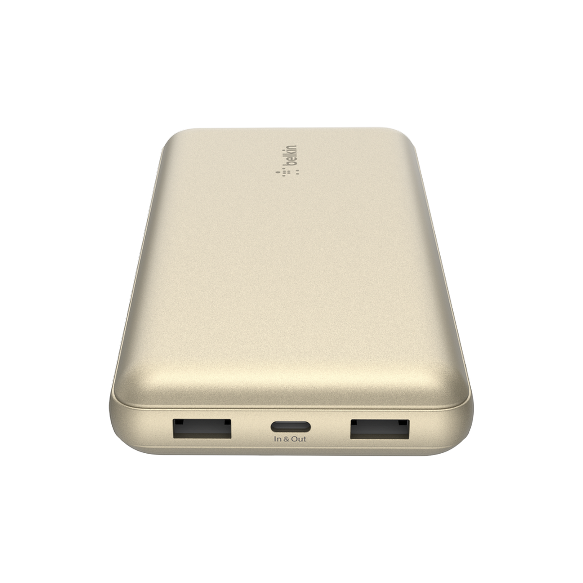 Batería 20.000 mAh 2xUSB-A 1xUSB-C 15W Belkin oro