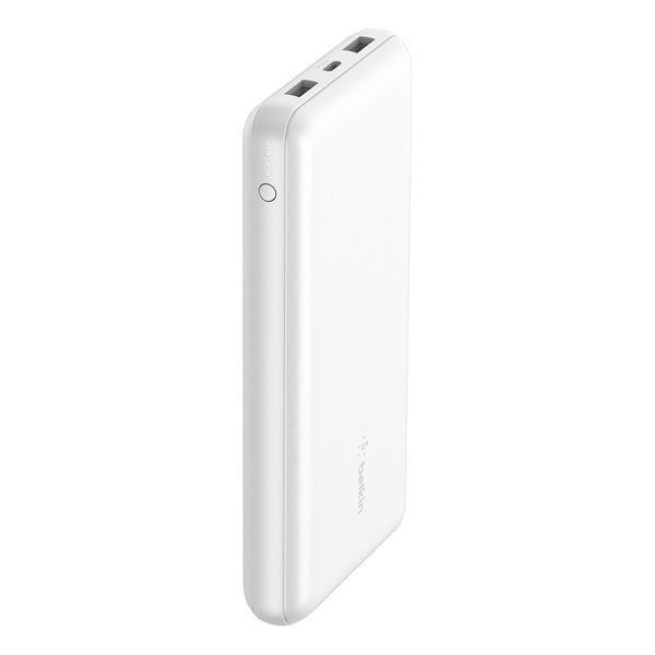 Batería 20.000 mAh 2xUSB-A 1xUSB-C 15W Belkin blanca