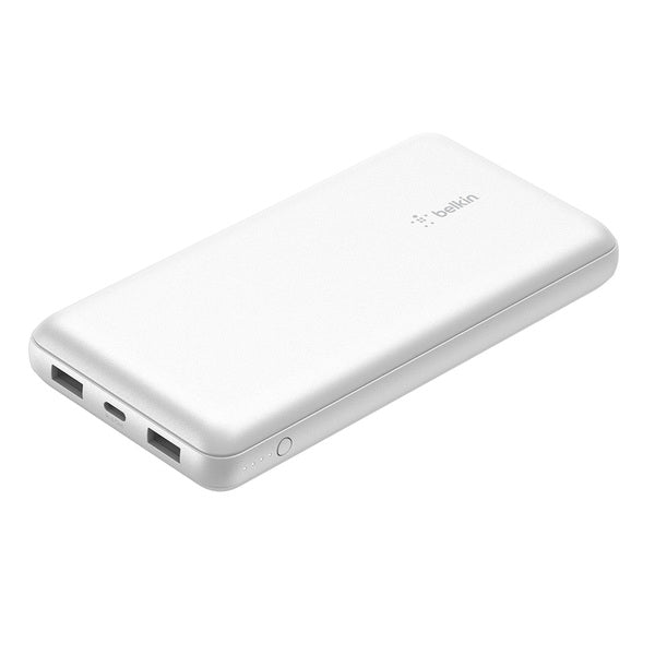 Batería 20.000 mAh 2xUSB-A 1xUSB-C 15W Belkin blanca