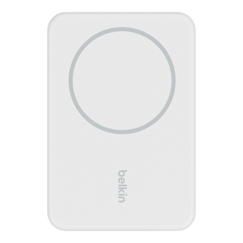 Batería 5.000 mAh carga magnetica 7.5W Belkin blanca