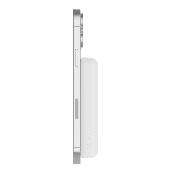Batería 5.000 mAh carga magnetica 7.5W Belkin blanca