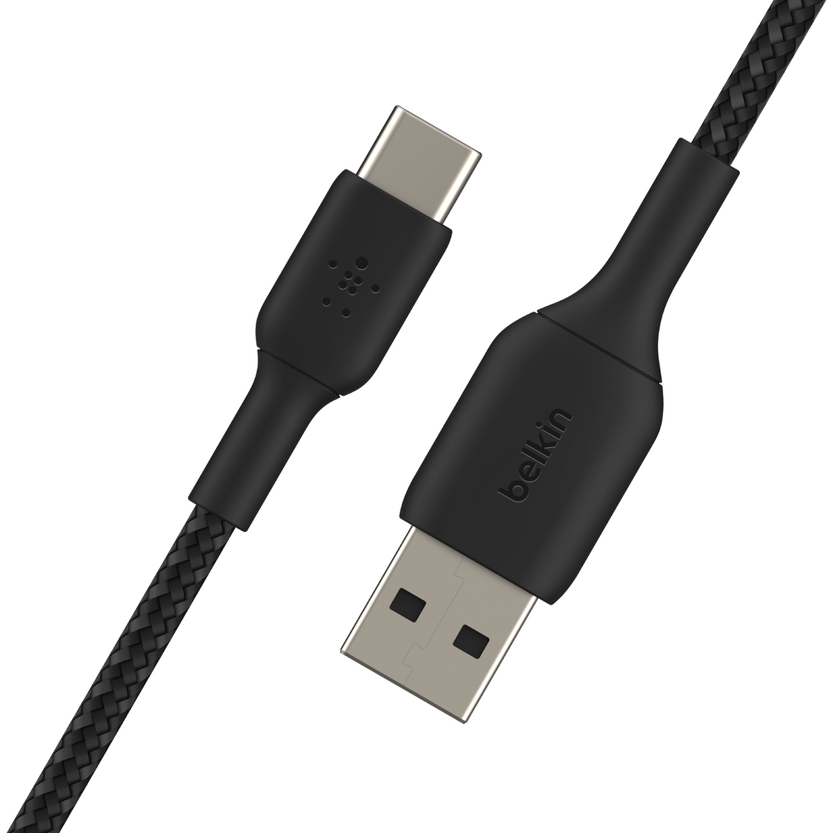 Cable USB-A a USB-C 1.0 Mt trenzado Belkin negro