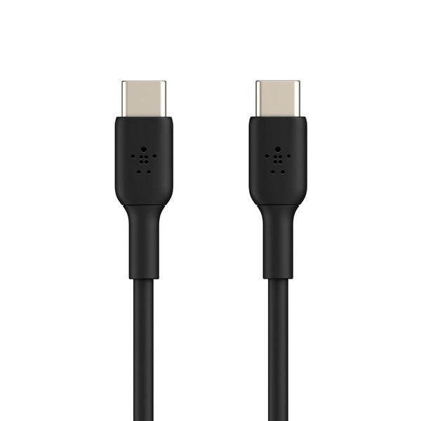 Cable USB-C a USB-C  Belkin de 1.0 Mt PVC negro