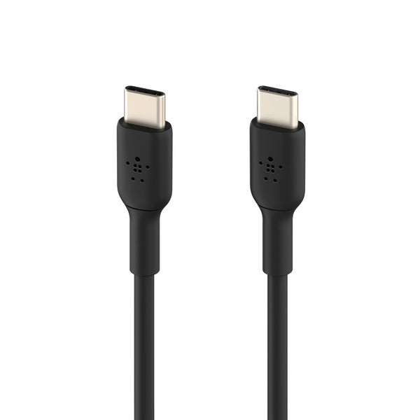 Cable USB-C a USB-C  Belkin de 1.0 Mt PVC negro