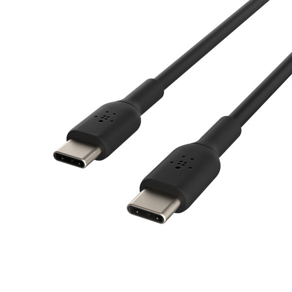 Cable USB-C a USB-C  Belkin de 1.0 Mt PVC negro