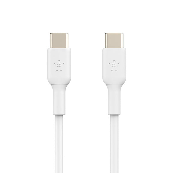 Cable USB-C a USB-C de 1.0 Mt PVC Belkin blanco